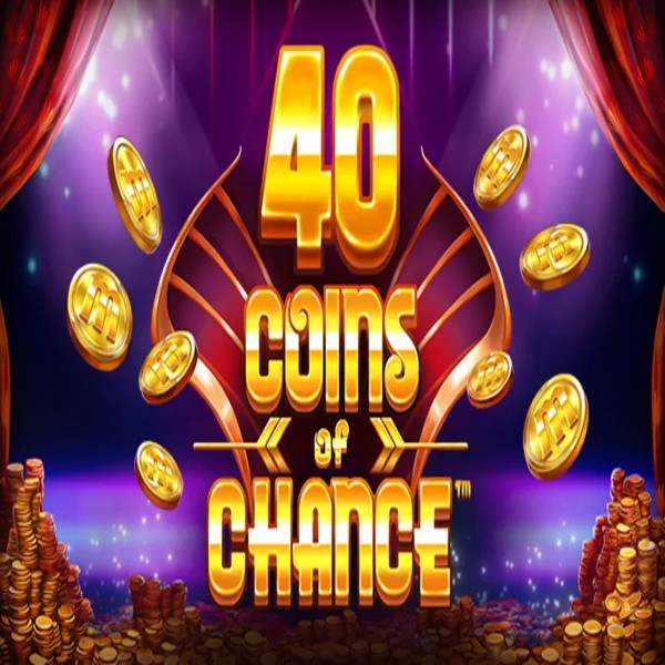 Slots logo of 40 Coins of Chance from SYNOT Games at Rollflame Casino