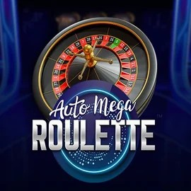 Auto Mega Roulette slot visual from Pragmatic Play available on rollflames.com