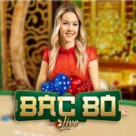 Bac Bo slot logo by Evolution at Rollflame Casino