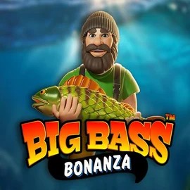 Official Slots logo: Big Bass Bonanza by Pragmatic Play at Rollflame Casino