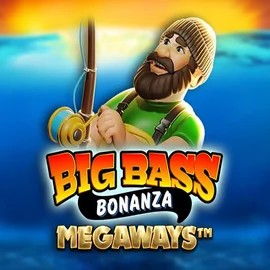 Slots logo of Big Bass Bonanza Megaways from Pragmatic Play at Rollflame Casino