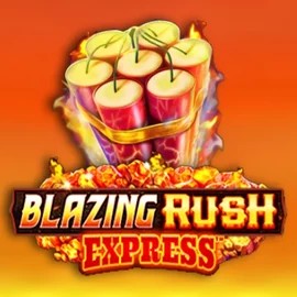 Blazing Rush Express logo – Slots by AreaVegas at Rollflame Casino