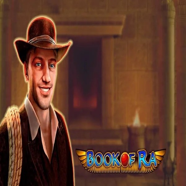 Book of Ra game by Greentube – logo hosted on Rollflame Casino