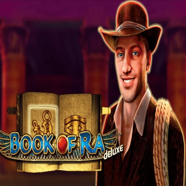 Enjoy Book of Ra Deluxe by Novomatic – logo hosted on rollflames.com