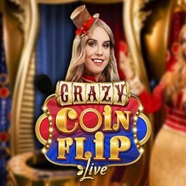 Live Casino logo of Crazy Coin Flip from Evolution at Rollflame Casino