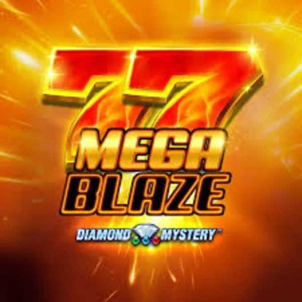 Official Slots logo: Diamond Mystery Mega Blaze by Greentube at Rollflame Casino