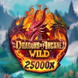 Dragons of Arcane Wild slot visual from Foxium available on rollflames.com