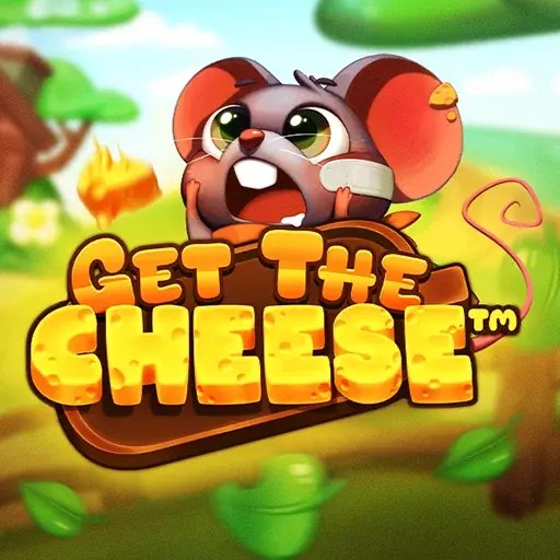 Get The Cheese game by Hacksaw Gaming – logo hosted on Rollflame Casino