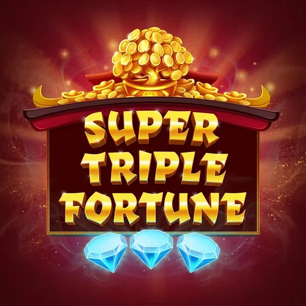 Super Triple Fortune online game logo by Greentube on rollflames.com