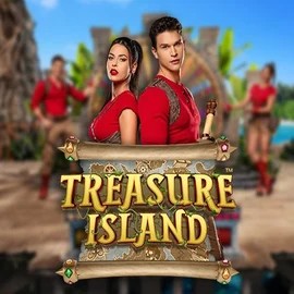Treasure Island slot logo by Pragmatic Play at Rollflame Casino