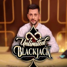 Unlimited Blackjack slot icon by Ezugi, available at Rollflame Casino