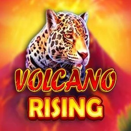 Volcano Rising logo by RubyPlay at Rollflame Casino