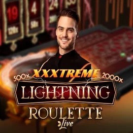 XXXtreme Lightning Roulette logo by Evolution Rollflame Casino